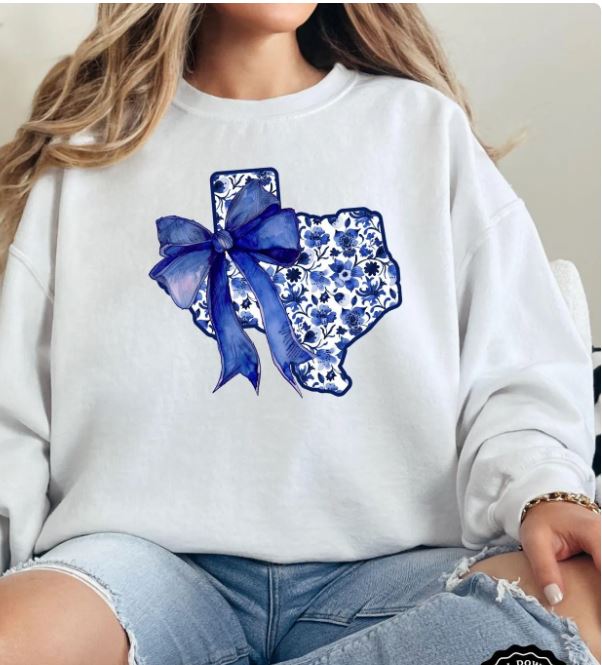 TEXAS BLUEBONNET BOW