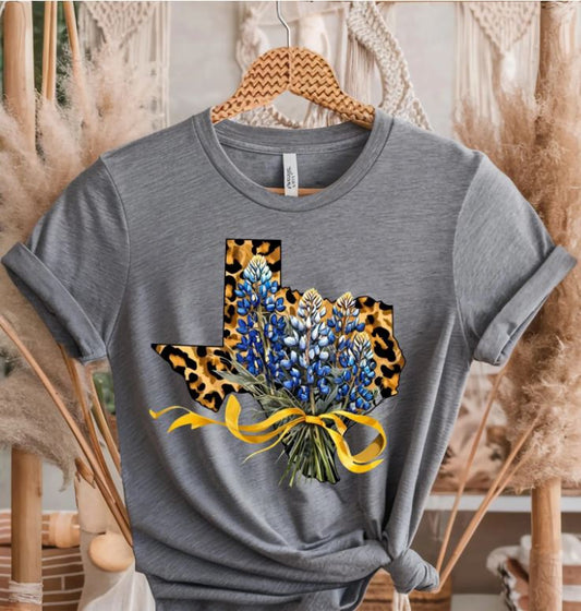 TEXAS BLUEBONNET LEOPARD