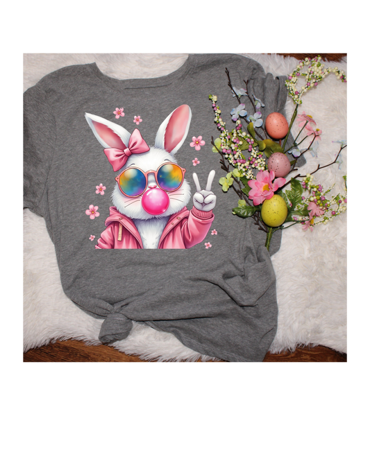 BUNNY WITH BOW BUBBLE