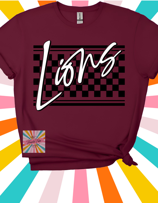 CHECKERED LIONS