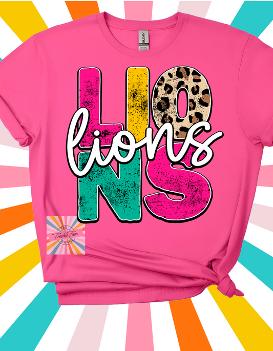 LIONS MULTI COLOR LEOPARD