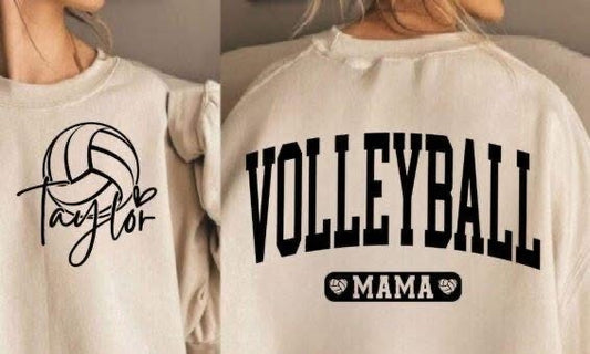 VOLLEYBALL MAMA-CUSTOM NAME