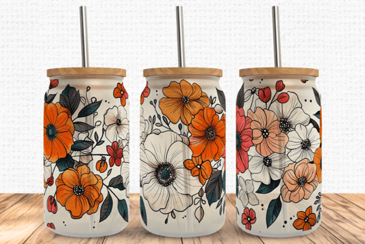 BEAUTIFUL ORANGE & WHITE FLOWERS