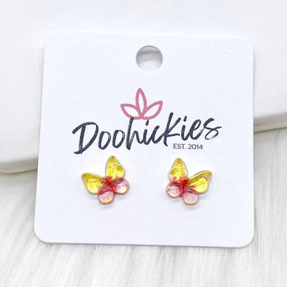 12mm Butterflies -Earrings