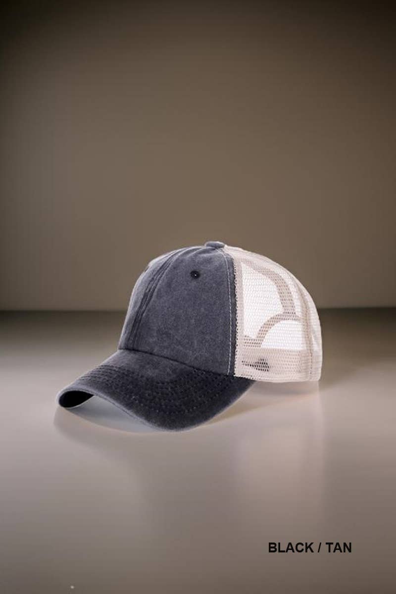 "..Washed Trucker Hat Baseball cap