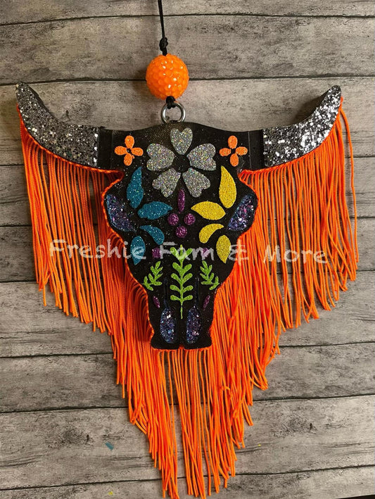MEXICAN FOLK FLORAL BULLHEAD