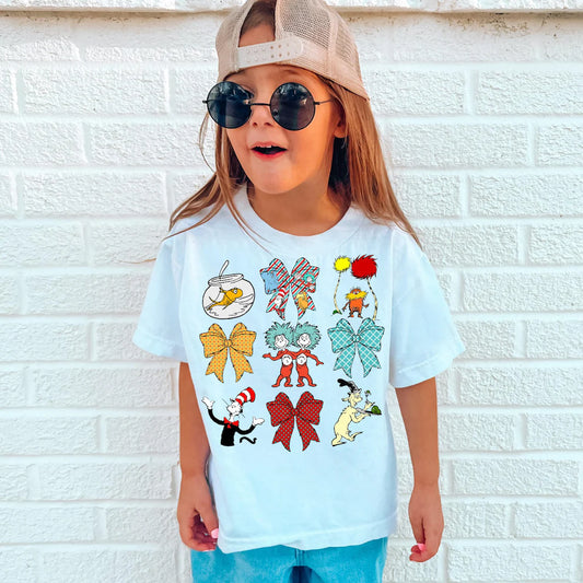 DR SEUSS COQUETTE MULTICOLOR BOWS