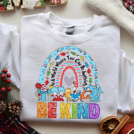 DR SEUSS RAINBOW BE KIND